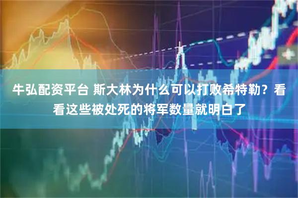 牛弘配资平台 斯大林为什么可以打败希特勒？看看这些被处死的将军数量就明白了